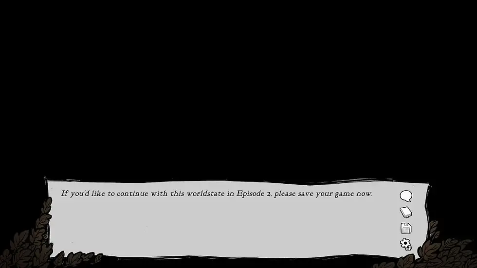 That's... an odd message. What happens if I don't save the game?