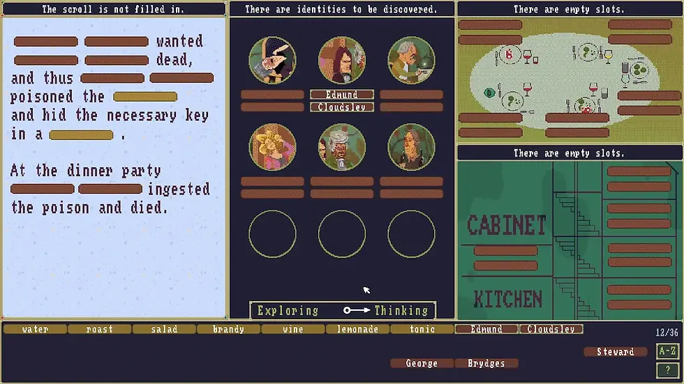 From the text I suspect Rose was not the intended poisoning target. Never poison someone at a buffet.