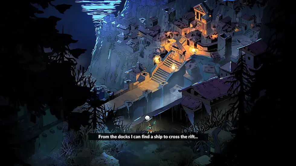 The City of Ephyra has seen better days.