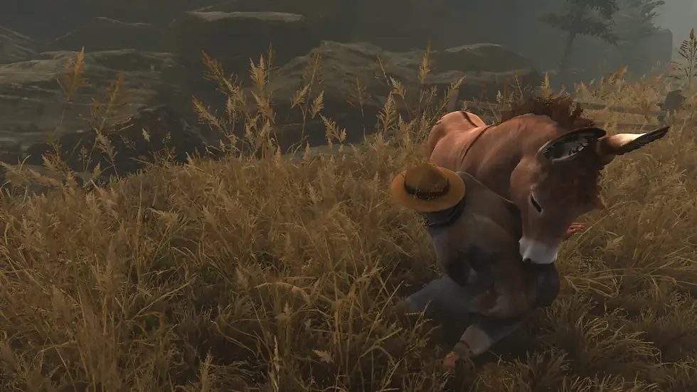 In Mother Russia, Donkey rides You