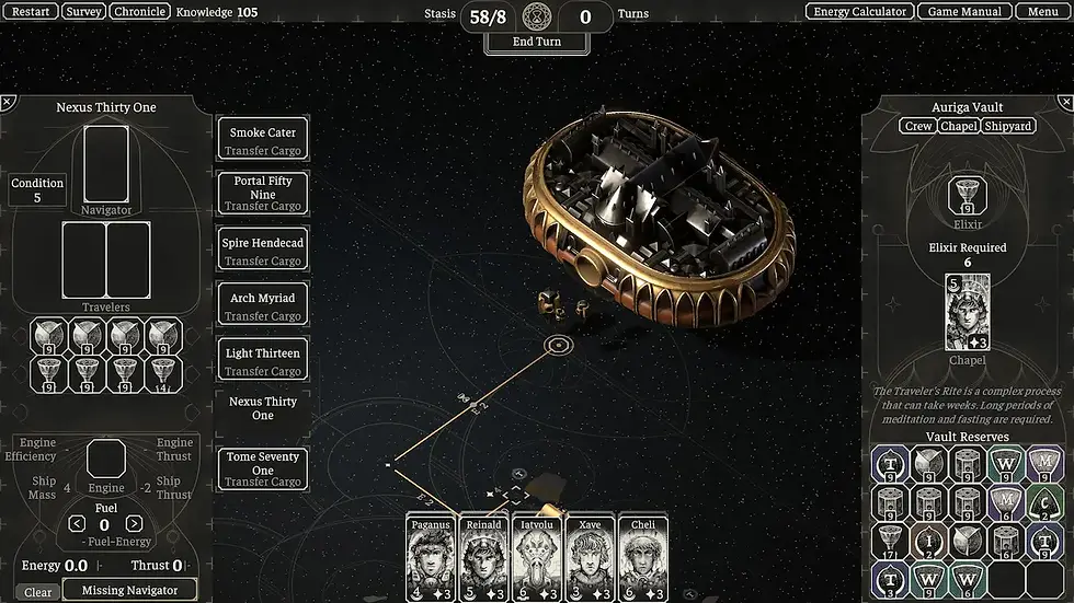 Two more 8-slot ships have been created just to hold all this extra stuff.
