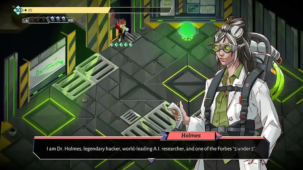 You may think she's a mad scientist, as I did, but when she's not murdering me in her college she's walking around town hanging out with my paramours like a perfectly normal person. Guess she's got tenure.