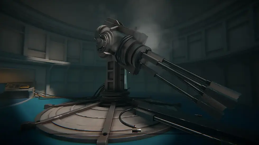 CAIT says the machine never worked. Mirren couldn't make it work even in a virtual world.