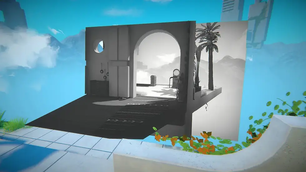 I took care to place it in such a way that I could walk onto it