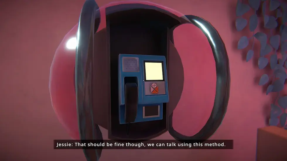 And this time I was able to talk back to her