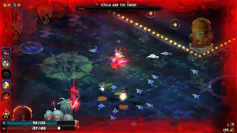 And then... Scylla summons a huge school of fish to help.  Big mistake with this build.