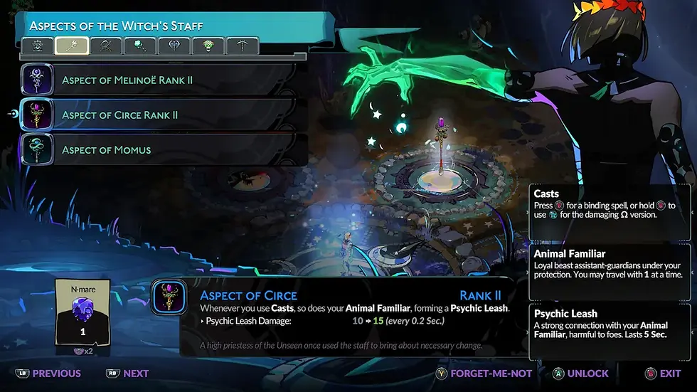 This one looks fun, I could just send Toula into battle and channel spells through her while I remain at a safer distance.