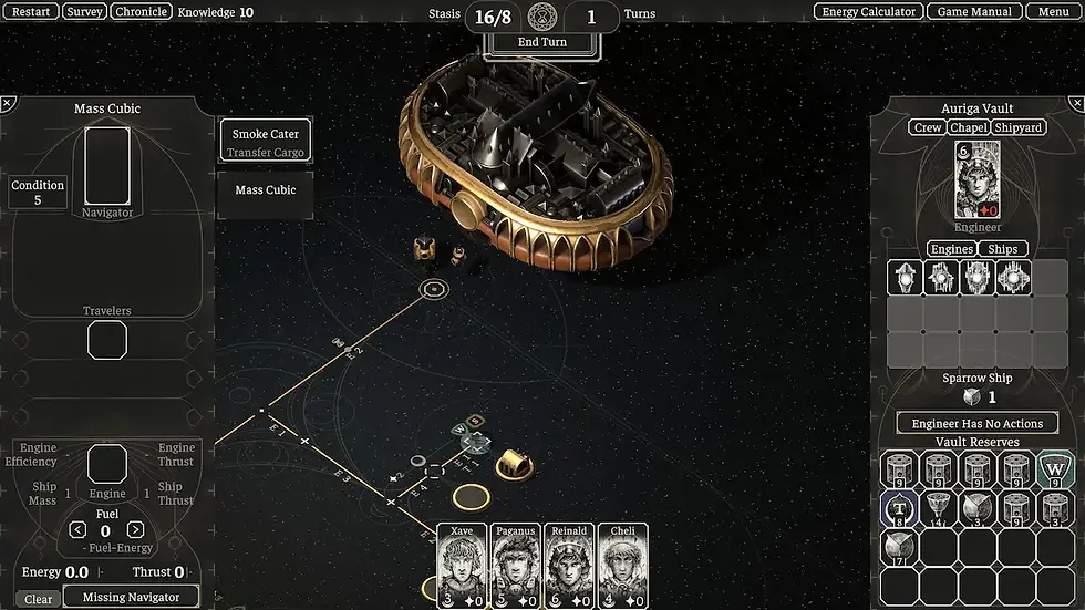 Its one cargo slot has to be for fuel.