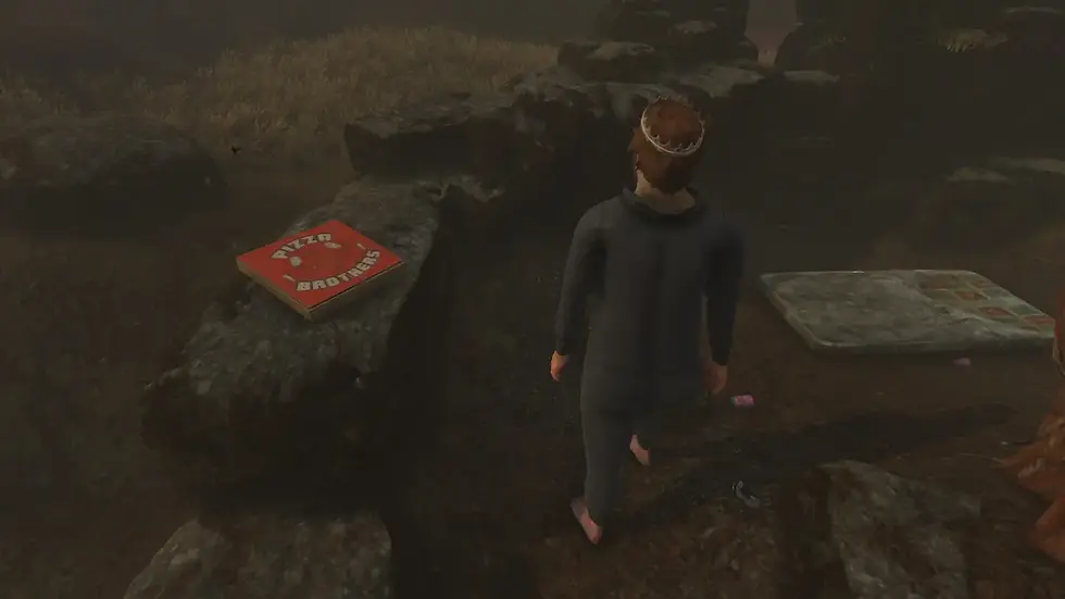 Who is ordering a pizza out here? Who is delivering it?