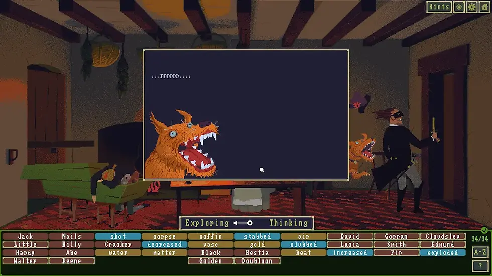 Jaws that could trap a bear and a brain that craves manflesh.