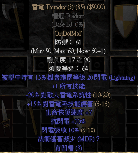 雷電 Thunder