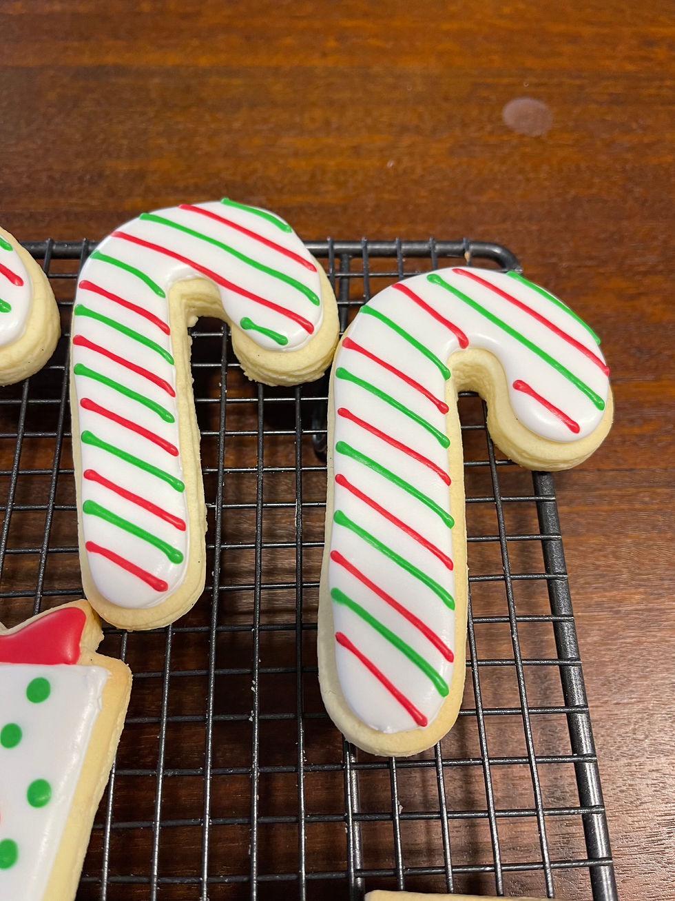 Candy Cane Christmas Cookie