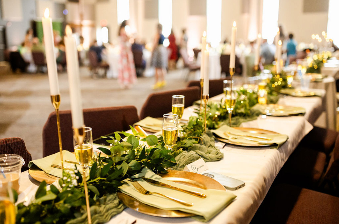 French Gold Taper Candle Holders