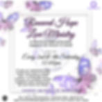 RENEWED HOPE LOVE MINISTRY SUPPORT GROUP - EVERY 4th Saturday