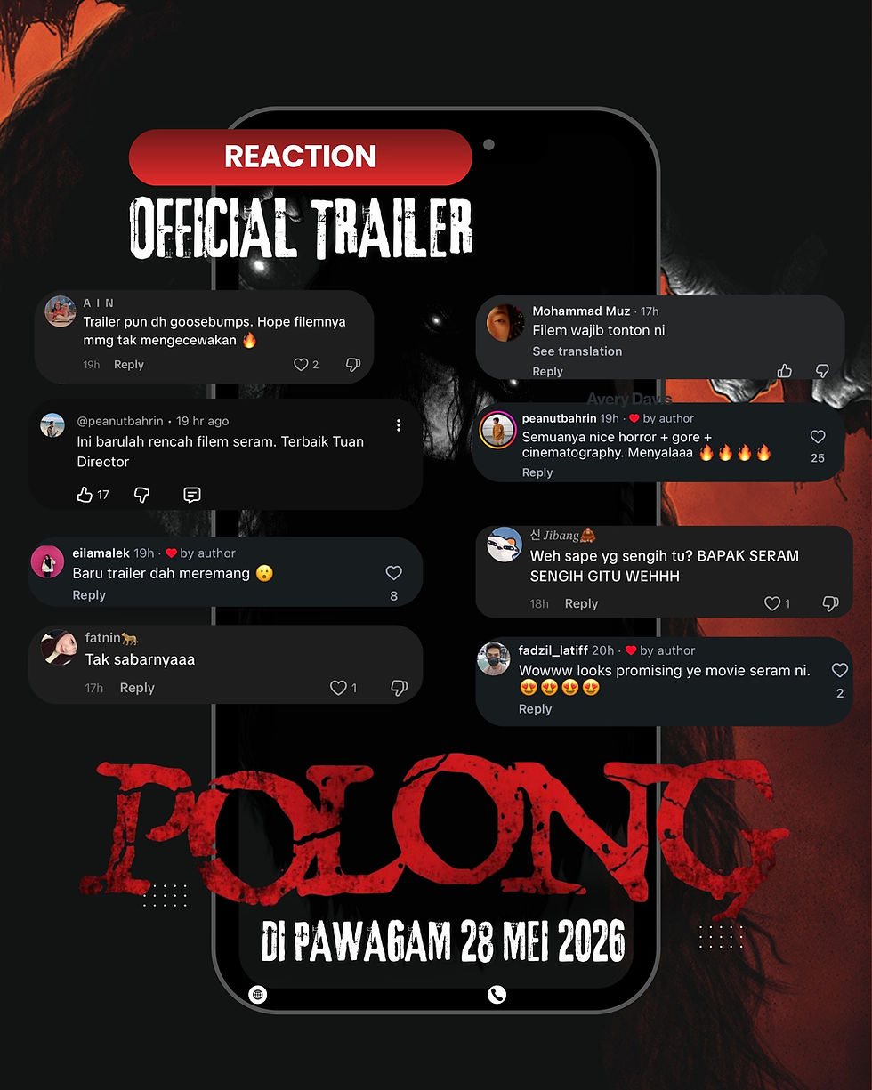 Polong Buat Netizen Meremang, Trailer Seram Jadi Bualan