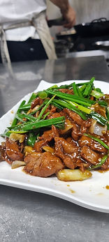 jing long bedok stir fried deer meat