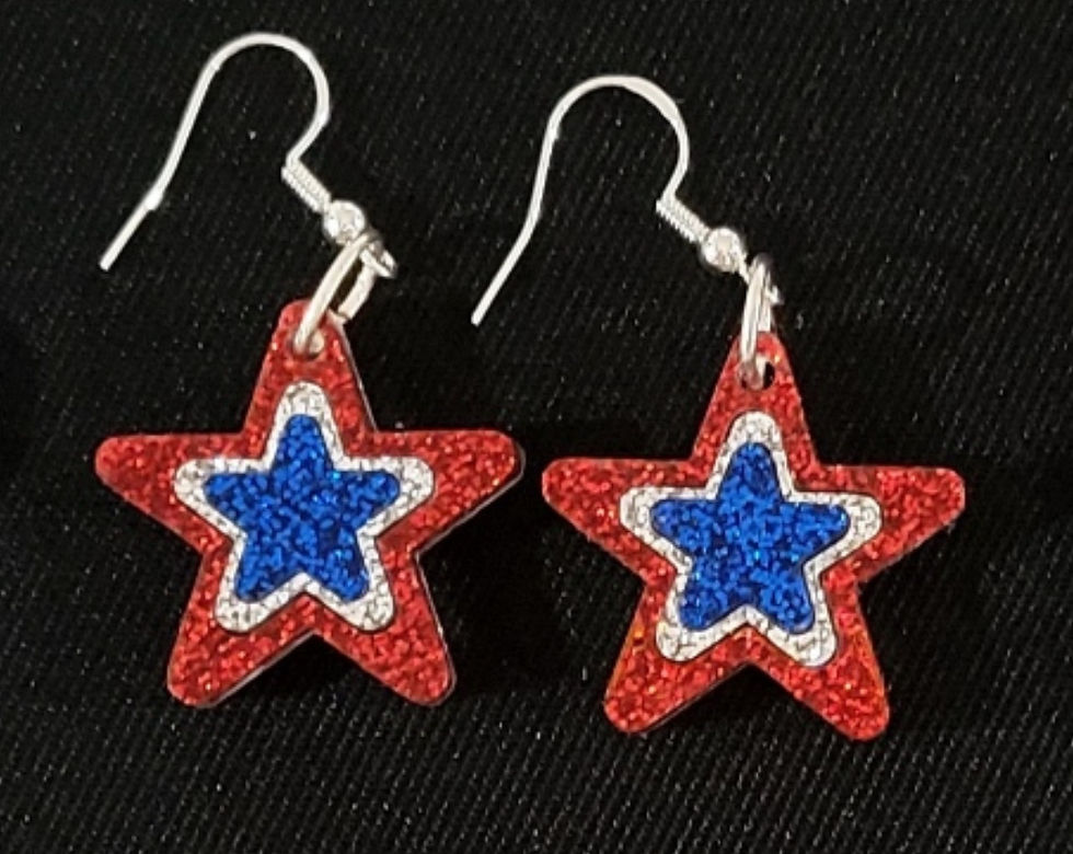 Thumbnail: Patriotic Earrings