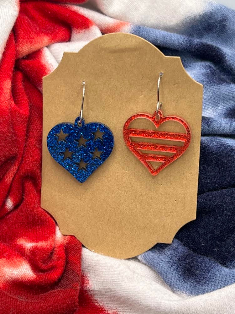 Thumbnail: Patriotic Earrings