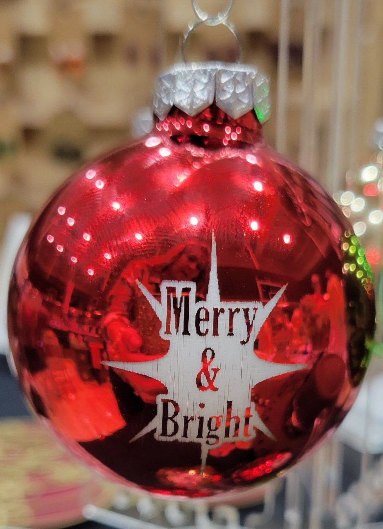 Engraved Christmas Ornaments
