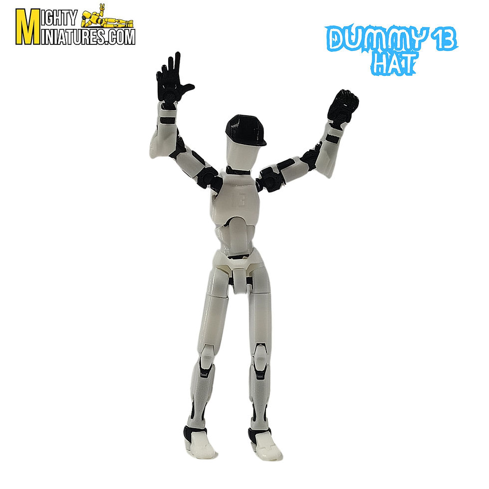 Thumbnail: Mighty Miniatures Dummy 13 Hat | Snapback Accessory for 14 cm Action Figures