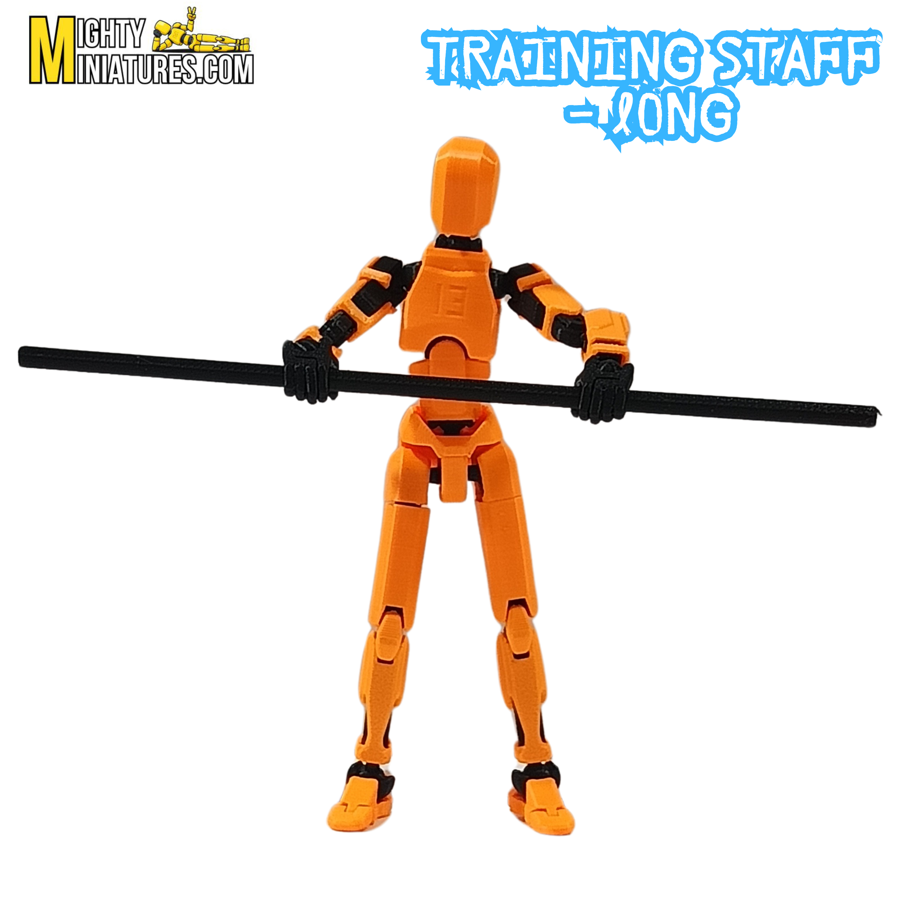 1 × Mighty Miniatures Training Staff – Long