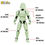 Thumbnail: Mighty Miniatures StarTroop Armored Soldier – 14cm Fully Poseable Sci-Fi Trooper Action Figure  3D Printed Collectible with W