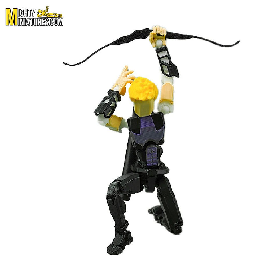 Thumbnail: Mighty Miniatures Hawkshot Archer Action Figure  14 cm Fully Poseable Superhero-Inspired Figure with Bow Weapon