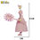 Thumbnail: Mighty Miniatures Rose Crown Princess – Articulated Royal Anime Action Figure with Staff | 12.5 cm Poseable Model