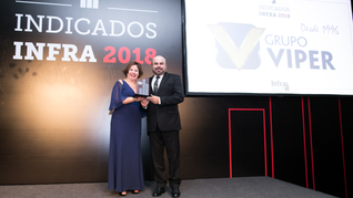 GRUPO VIPER RECEBE O PRÊMIO INDICADOS INFRA 2018