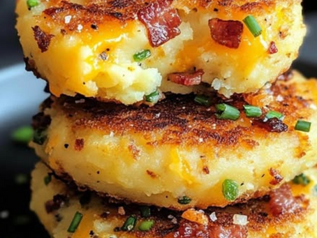 Smoky Bacon & Chive Mashed Potato Cakes