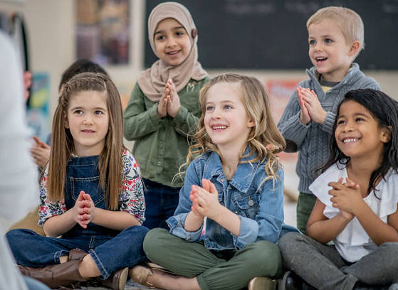 Refugee children singing class.jpeg