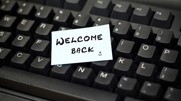 welcome back