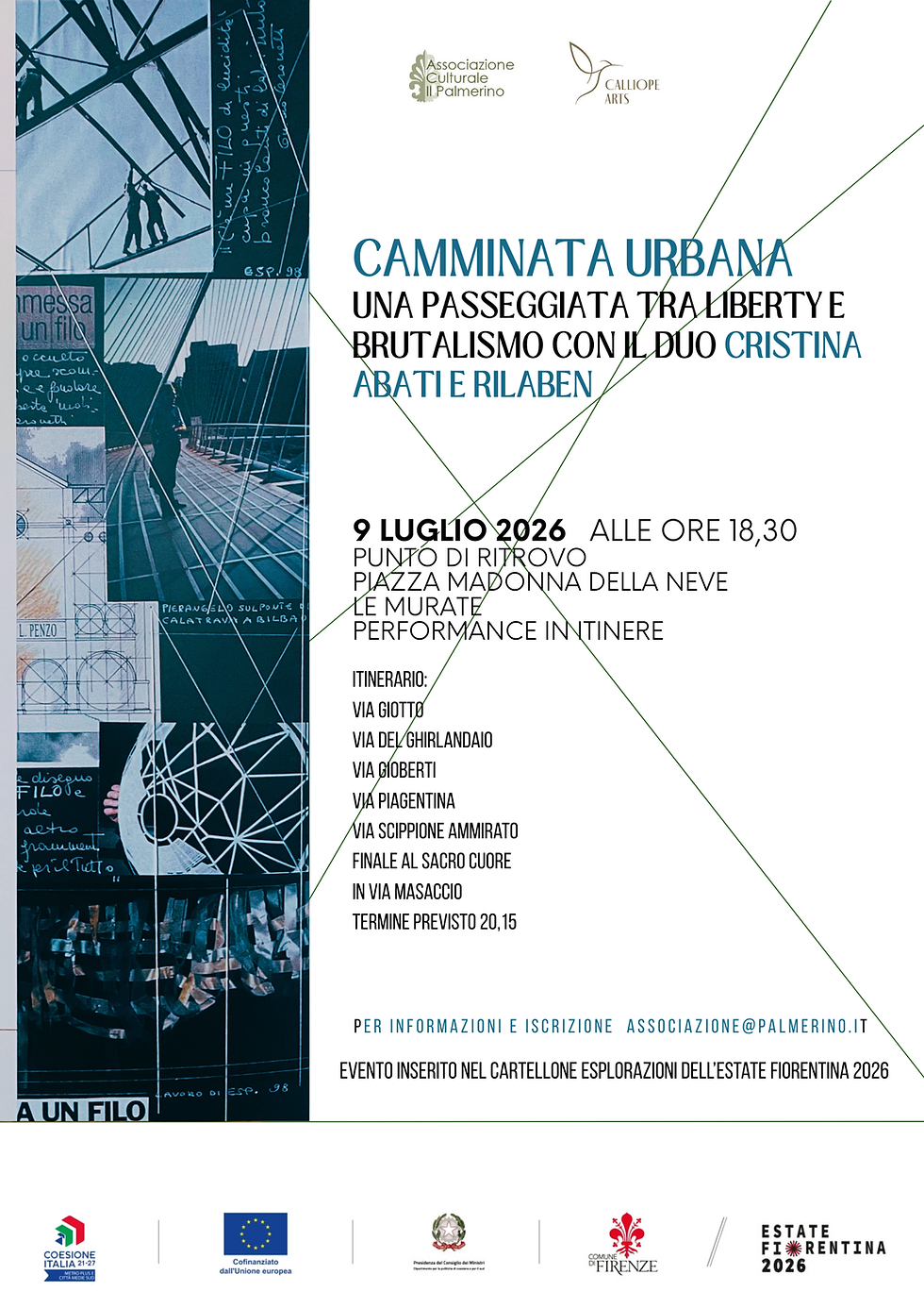 Urban Walk : A Walk Through Modernism and Brutalism with the Duo Cristina Abati and Rilaben - July 9, 2026 from 6.30 pm to 8.15 pm