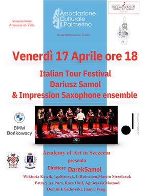 Friday 17 April at 6 p.m : Concert from the Ensemble Il Gardellino