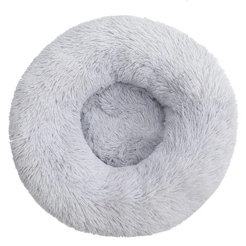 Thumbnail: Round Plush Pet Bed