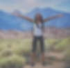 Happy hiker in nature