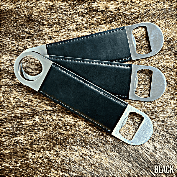 Thumbnail: Custom Engraved Leatherette Bottle Opener