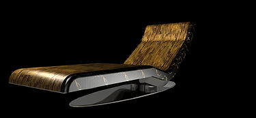 CAESAR EMPIRE 001: Chaise Longue de Diseño para Spas, Wellness, Hoteles, Suites & Interiores. Tumbonas de Diseño, Tumbunas Térmica Calefactadas.