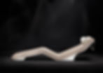 Chaise Longue Chauffante Cleopatra Basico – vue latérale en marbre beige raffiné