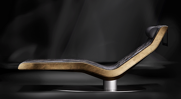  Tumbona térmica ergonómica CAESAR – escultura de mármol para spa y salón.