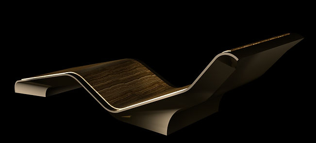 DIVA "BASICO" INFRARED HEATED LOUNGERS, HEATED LOUNGE CHAIRS, LUXURY HEATED LOUNGERS, HEATED CHAISE LOUNGES, SPA DESIGN, HEATED SPA LOUNGERS, WELLNESS LOUNGERS, HEATED BENCHES