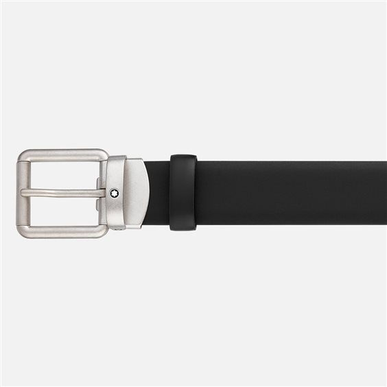Miniatura: Cintura in pelle nera opaca 30 mm Id.129453