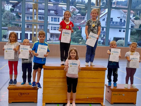 Nachwuchsgruppe des SCE beim Thermenlauf in Bad Wildbad