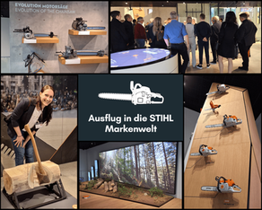 Spannender Ausflug in die STIHL Markenwelt, organisiert von den Familienunternehmern.