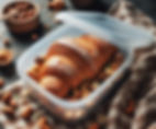 Simpan Croissant di tuppeware atau toples