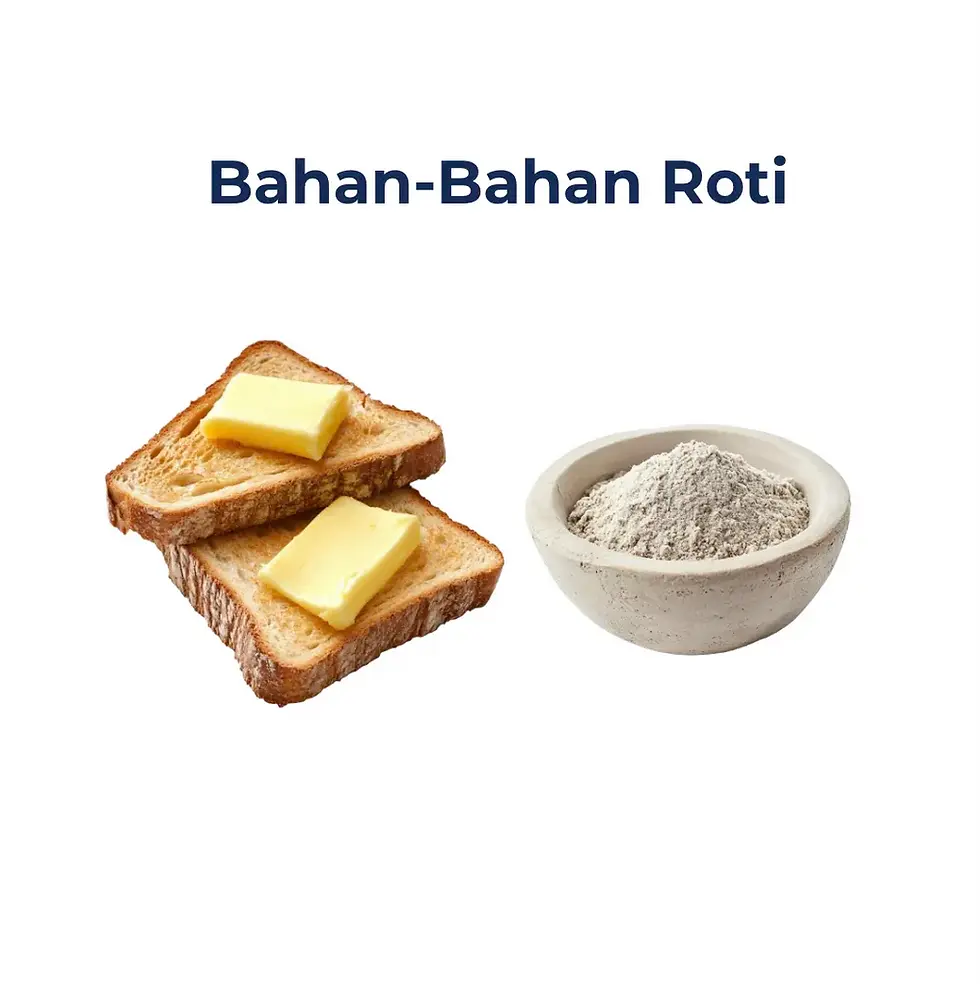 Bahan-Bahan Utama untuk Membuat Roti