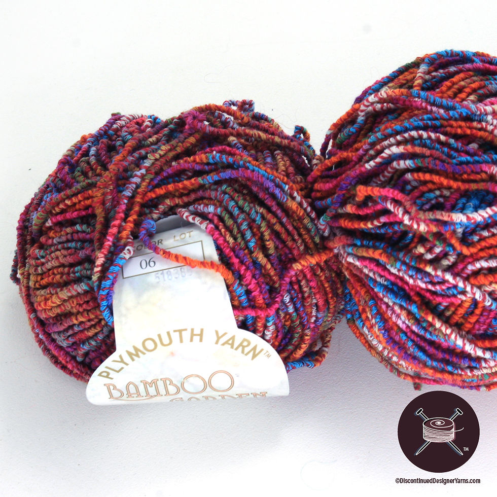 multicolor bamboo yarn, rose, aqua, orange