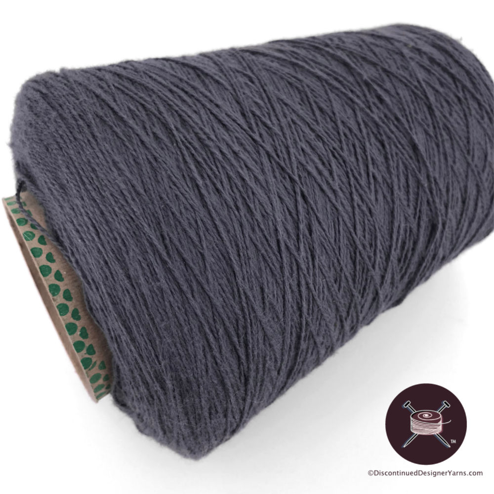 Grey cotton 6/2 yarn on cone