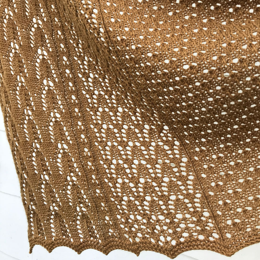 April Distraction lace shawl pdf pattern