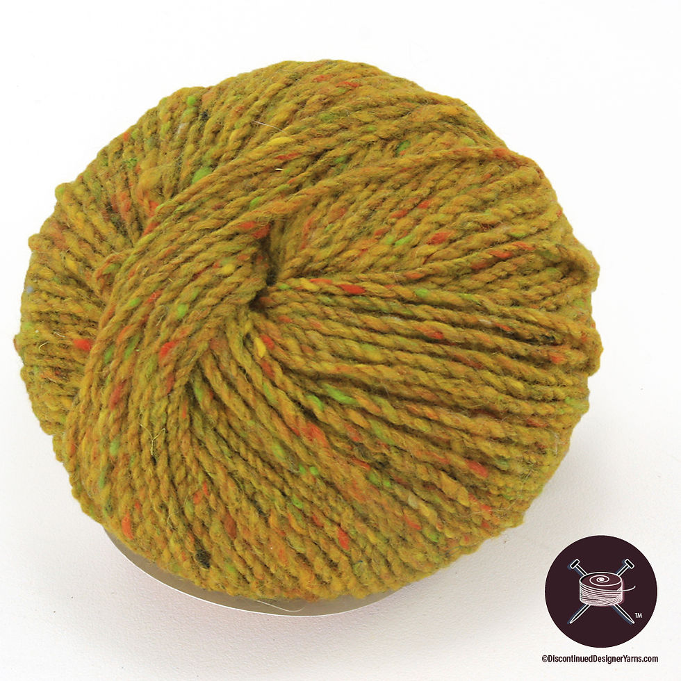 gold tweed lambswool yarn
